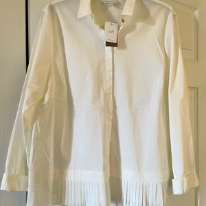 NWT unique J Jill White shirt